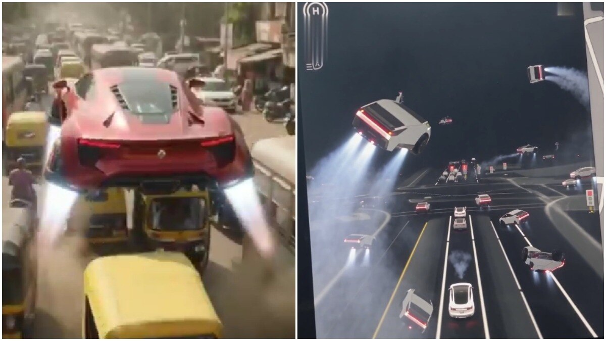 Musk's flying Tesla Roadster concept sparks internet buzz