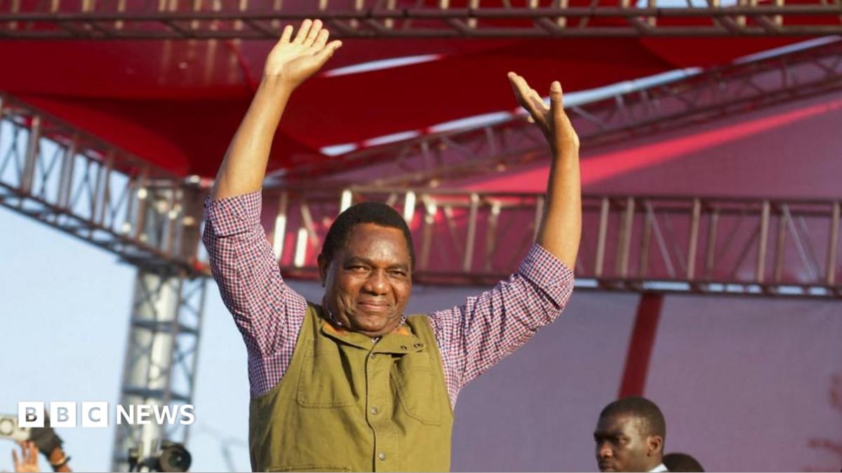 Zambia's Hichilema set for second term as rival faces treason charges