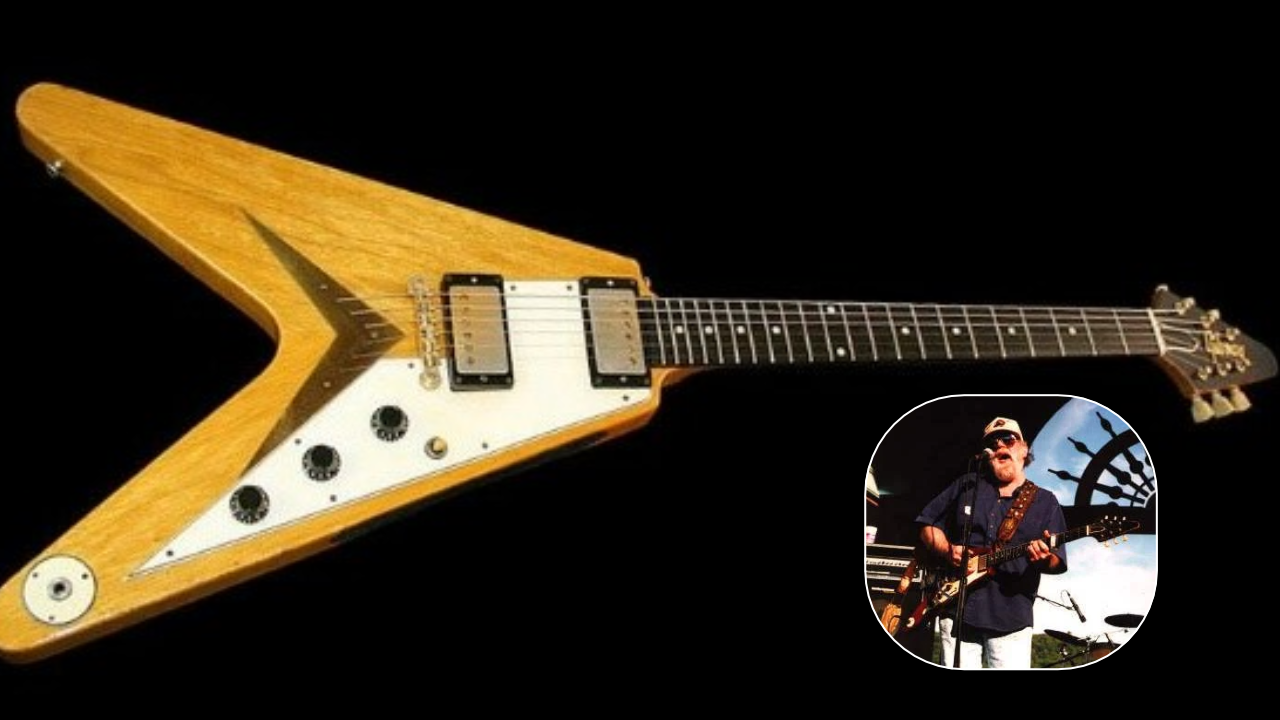 Legendary blues guitarist Lonnie Mack's iconic Flying V guitar sells for $550,000