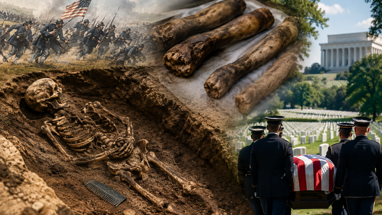 Young Union soldier's remains discovered 162 years after Civil War battle