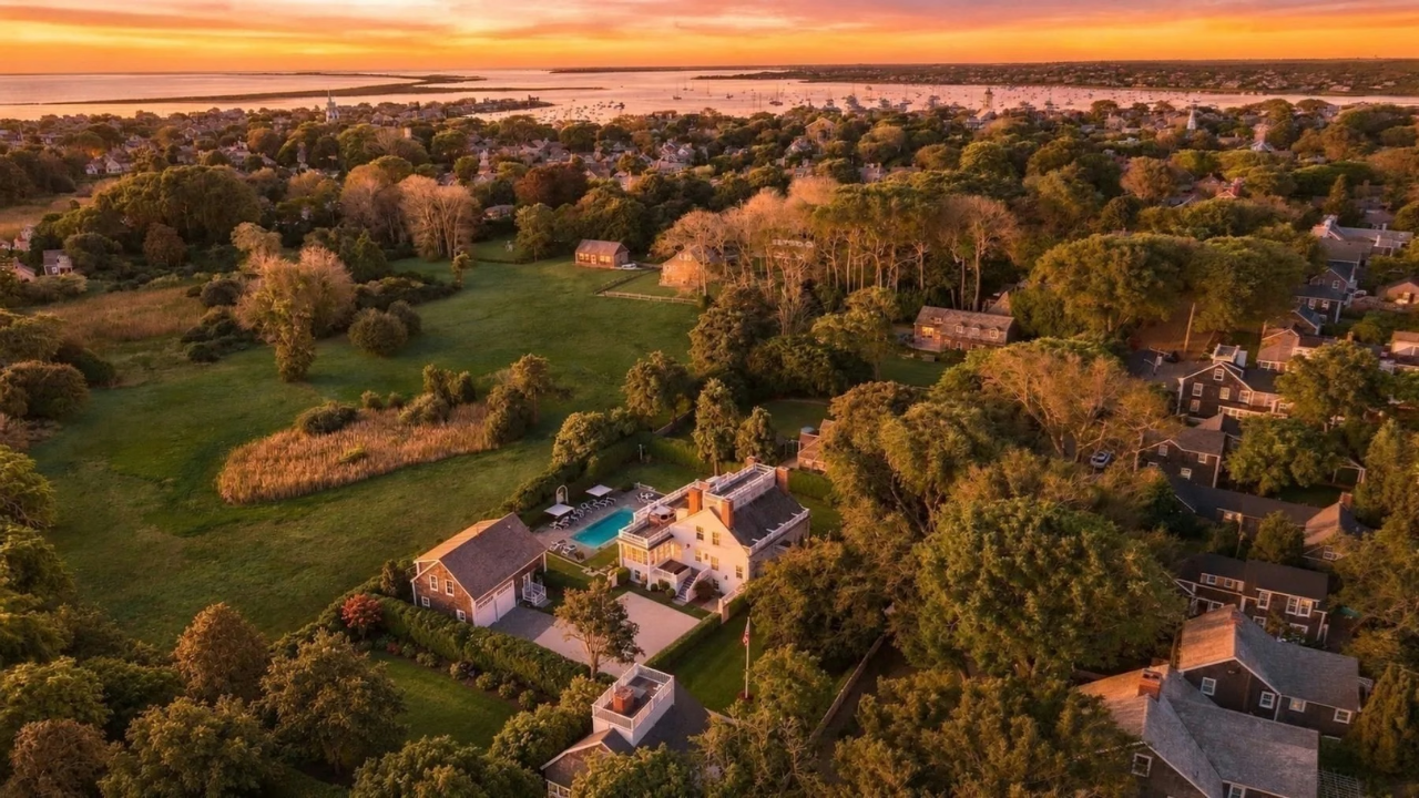 Historic 1834 Nantucket Sea Captain's Mansion Relisted at $32 Million
