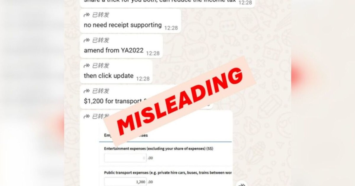 Over 3,000 Singapore taxpayers caught making false employment expense claims