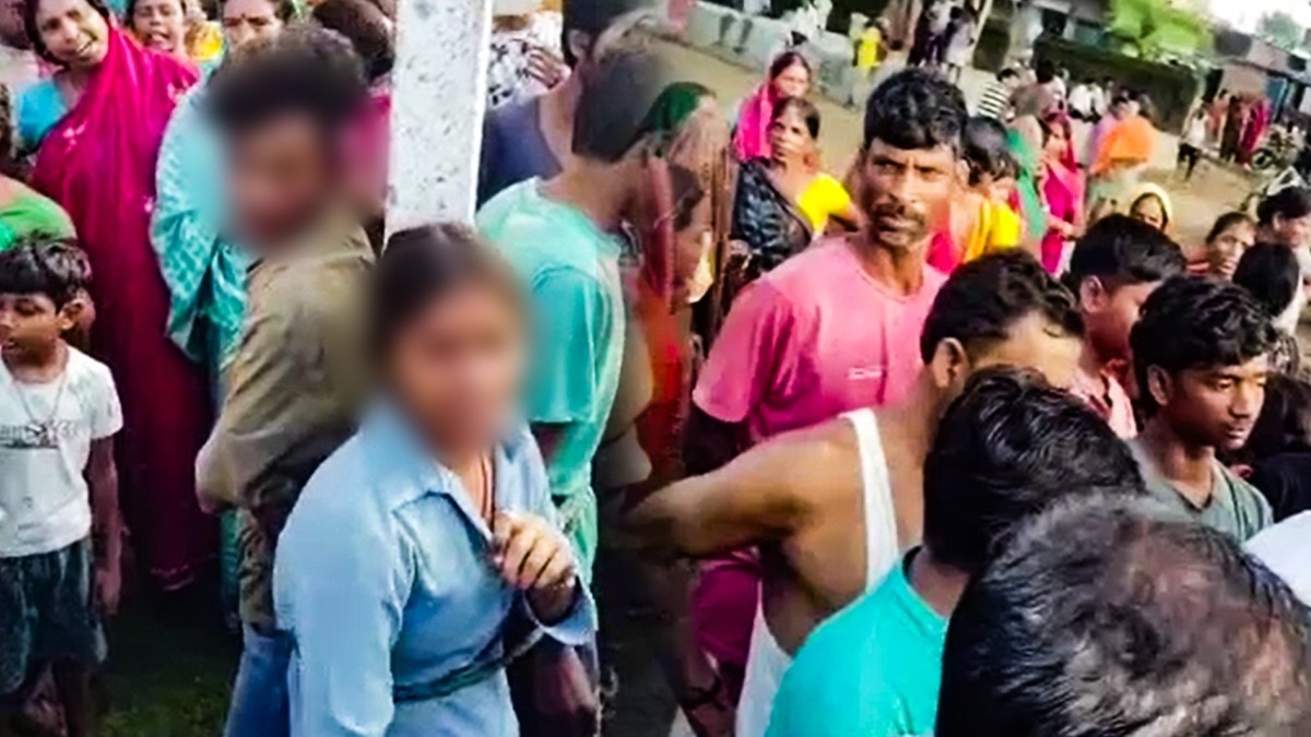 झारखंड में तीन नाबालिगों को खंभे से बांधकर पीटा गया, सामूहिक कार्रवाई में उतरी पुलिस