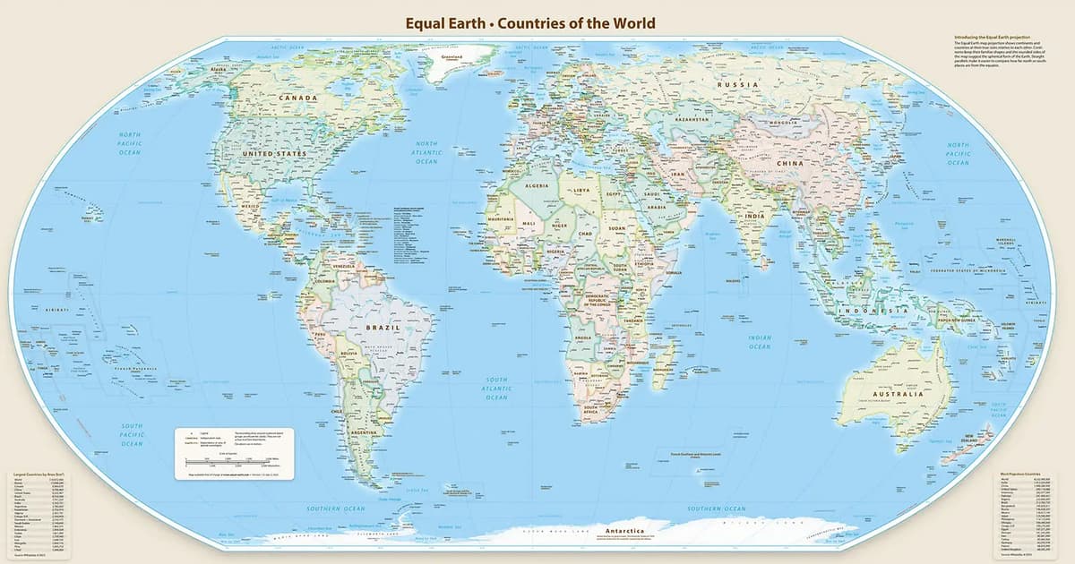 UN endorses new world map to correct geographical distortions