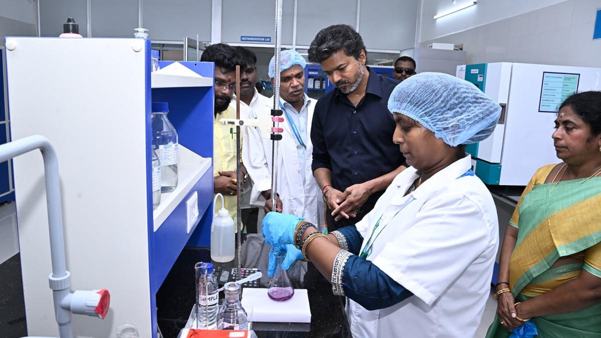 Tamil Nadu CM inaugurates new water testing lab at Madhavaram Dairy