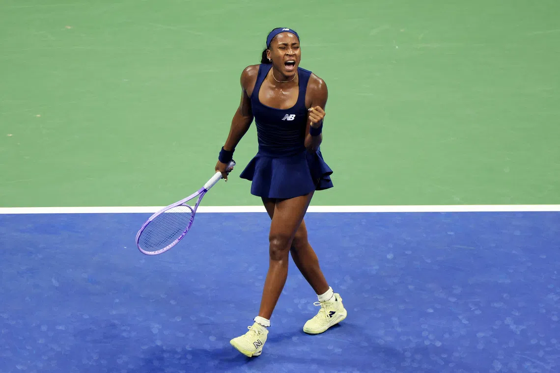 Gauff advances at US Open with commanding victory over Sonmez