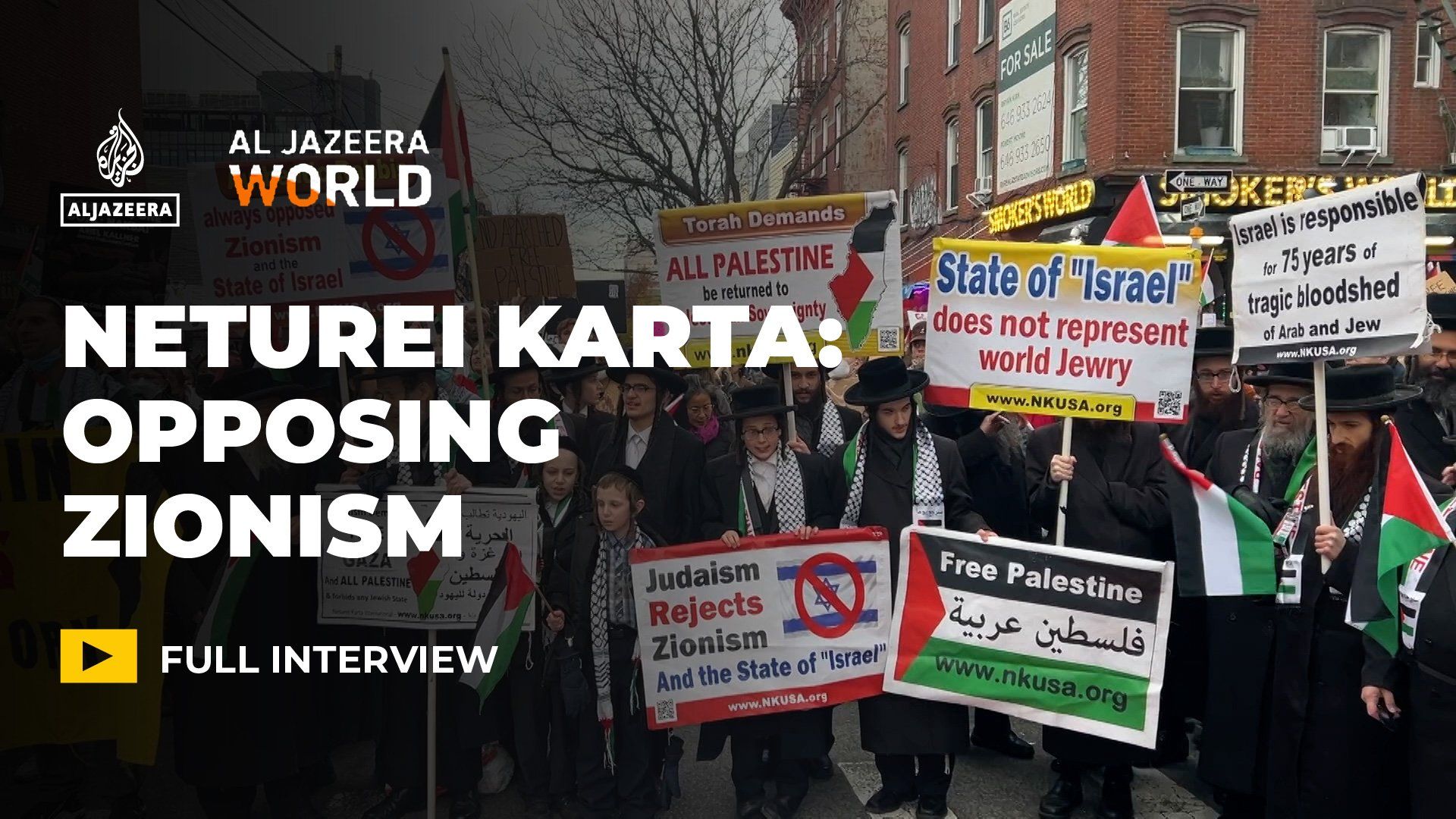 Ultra-Orthodox Jewish Group Challenges Zionism, Backs Palestinian Rights