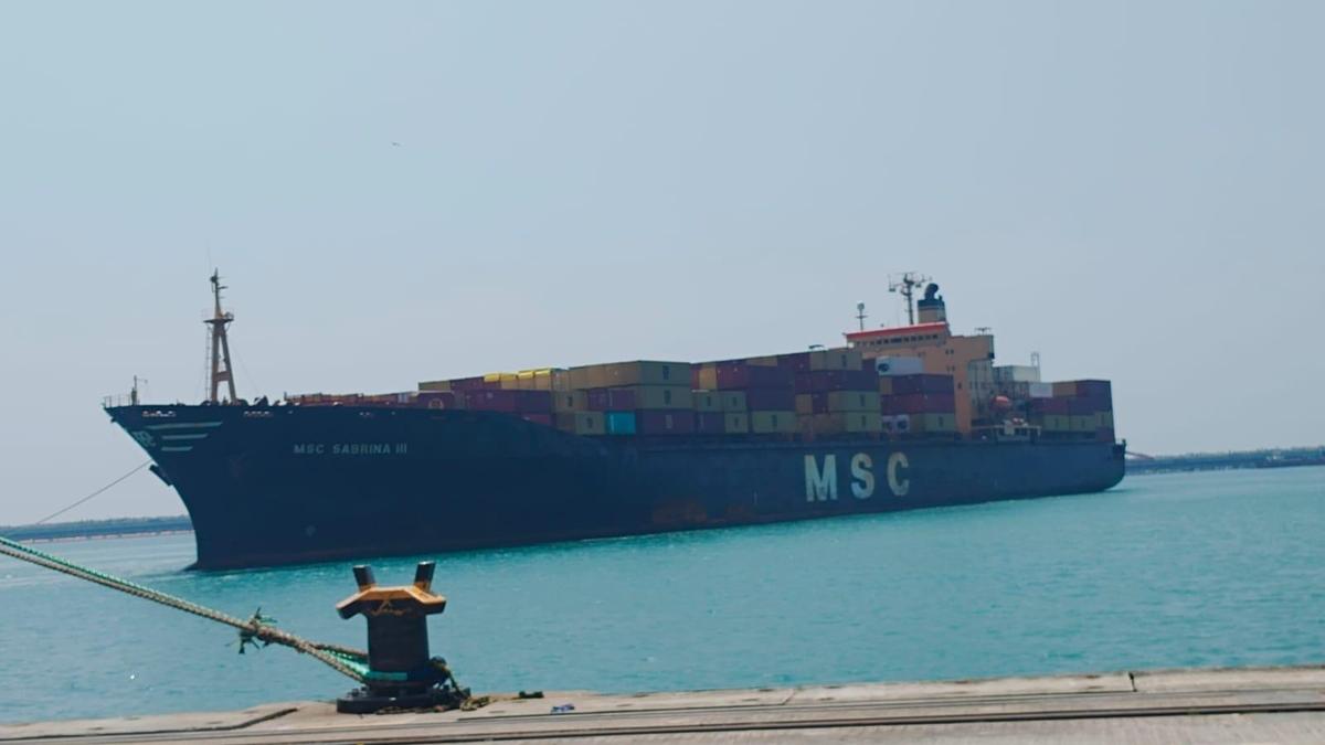 First import container processed at Vizhinjam port in Kerala