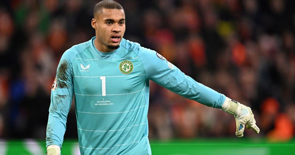 Irish goalkeeper Bazunu withdraws from Israel match on moral grounds