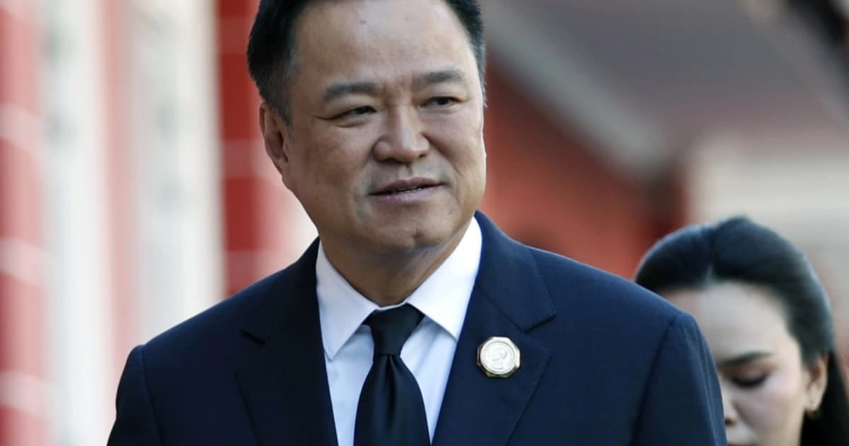 Thai PM Anutin's popularity slides amid election validity ruling