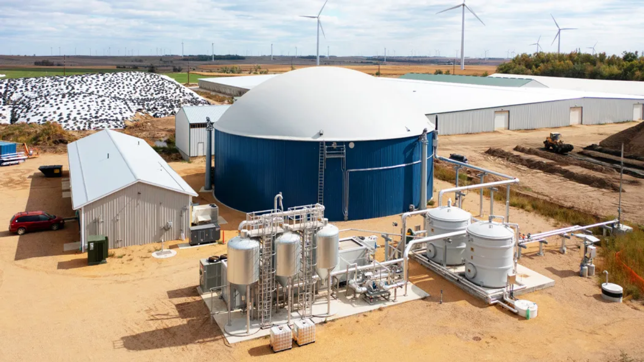 US dairy farm converts cow manure into renewable energy fuel