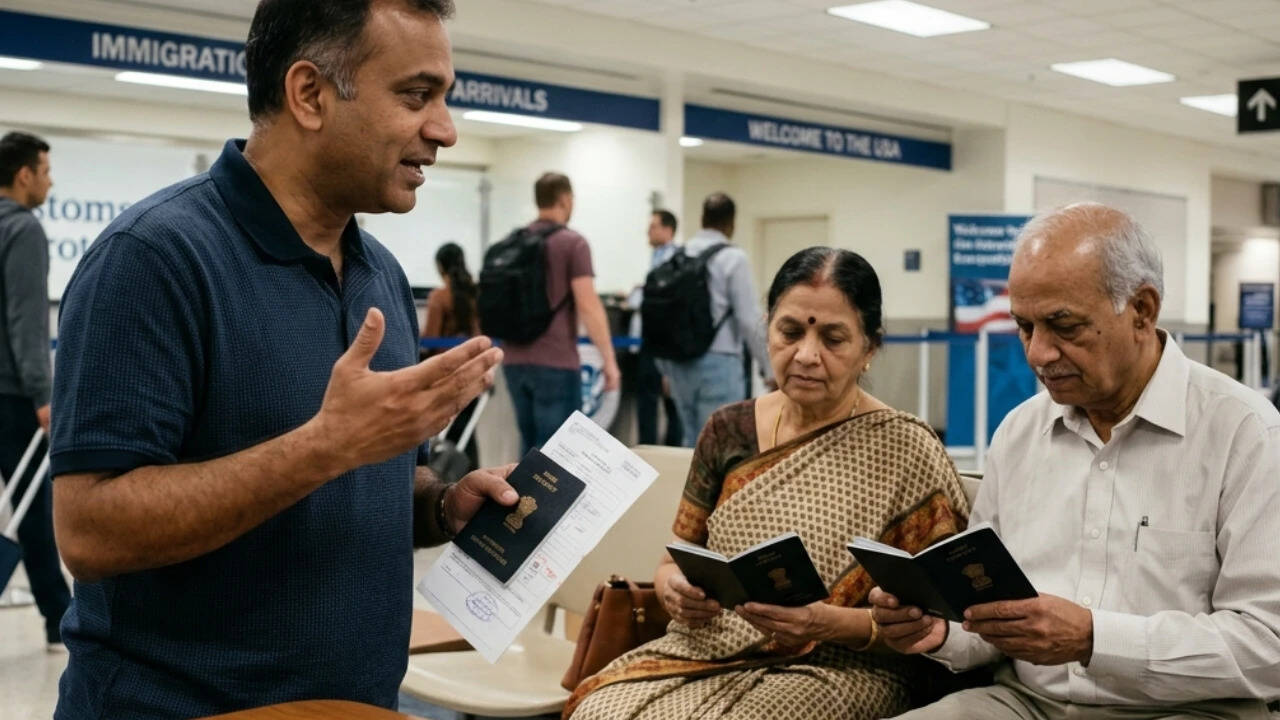US immigration officer reduces Indian parents' visa stay from 5 to 2 months