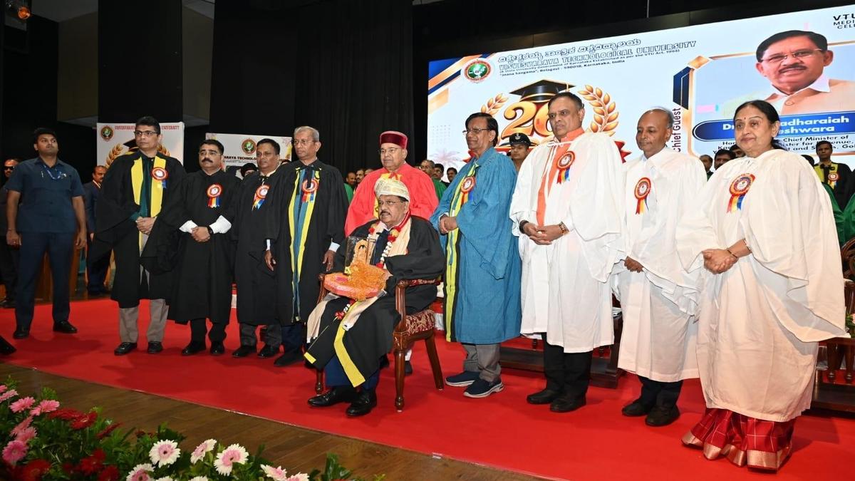 Graduates urged to harness innovation for societal progress at VTU convocation