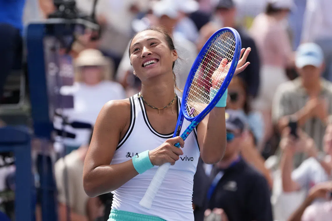 Zheng rekindled competitive edge at US Open after surgery