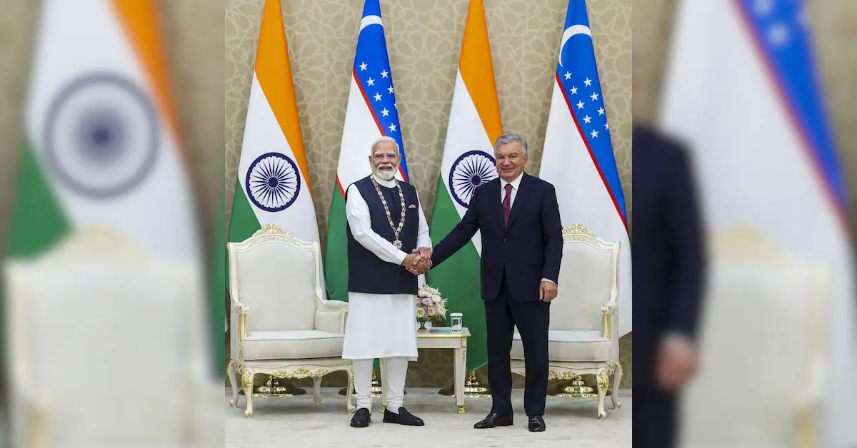 Modi receives Uzbekistan's top foreign honour during bilateral visit