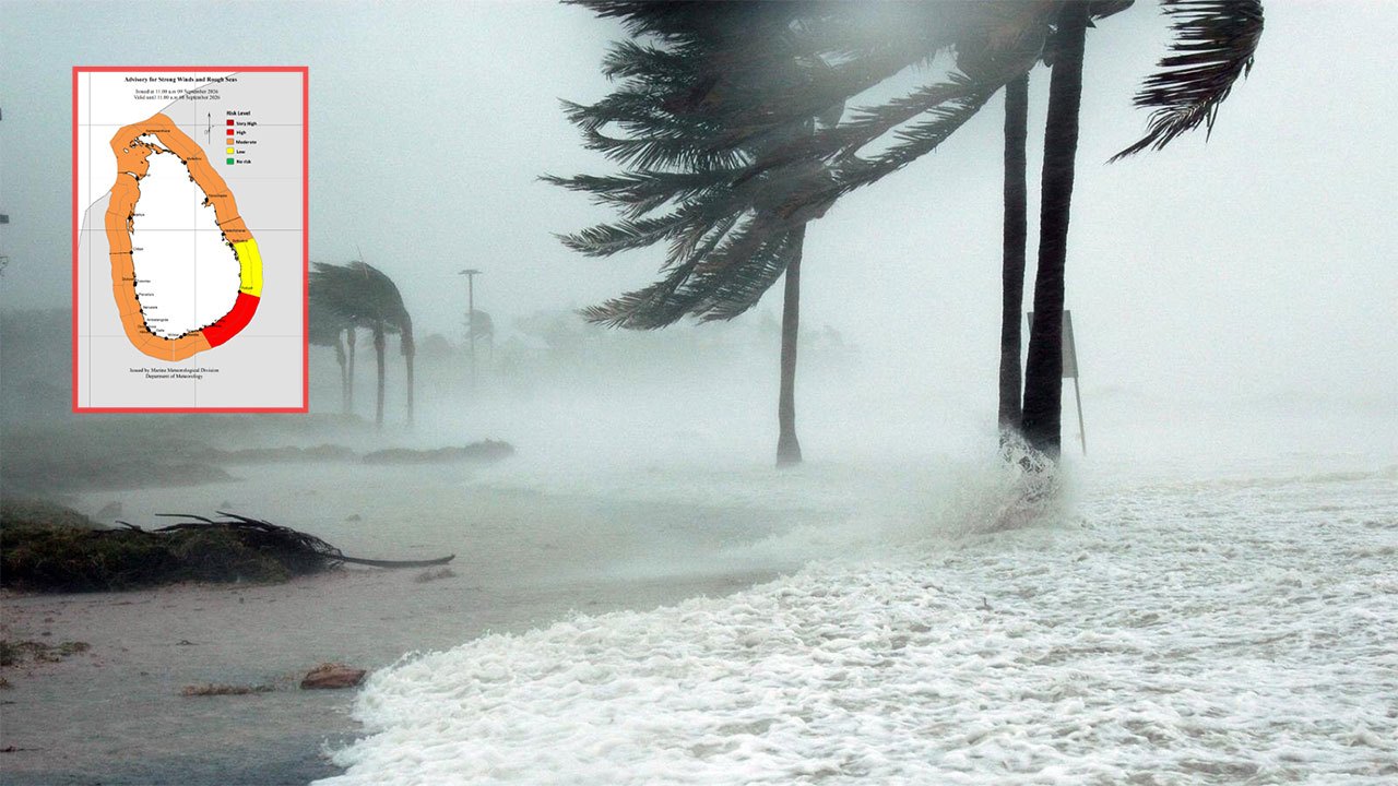 Authorities warn of hazardous sea conditions across Sri Lankan waters