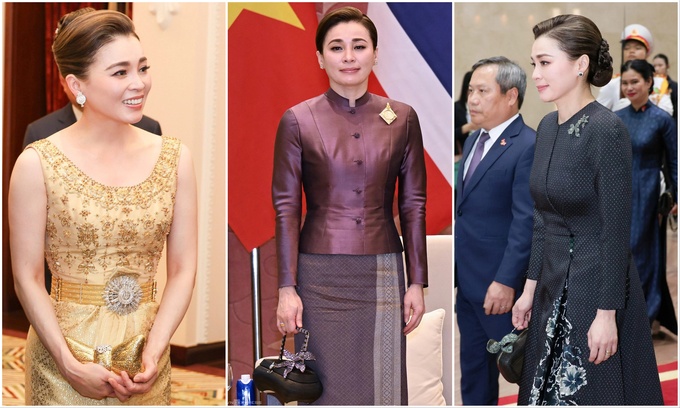 Nữ hoàng Thái Lan khoe văn hóa truyền thống qua trang phục tinh tế
