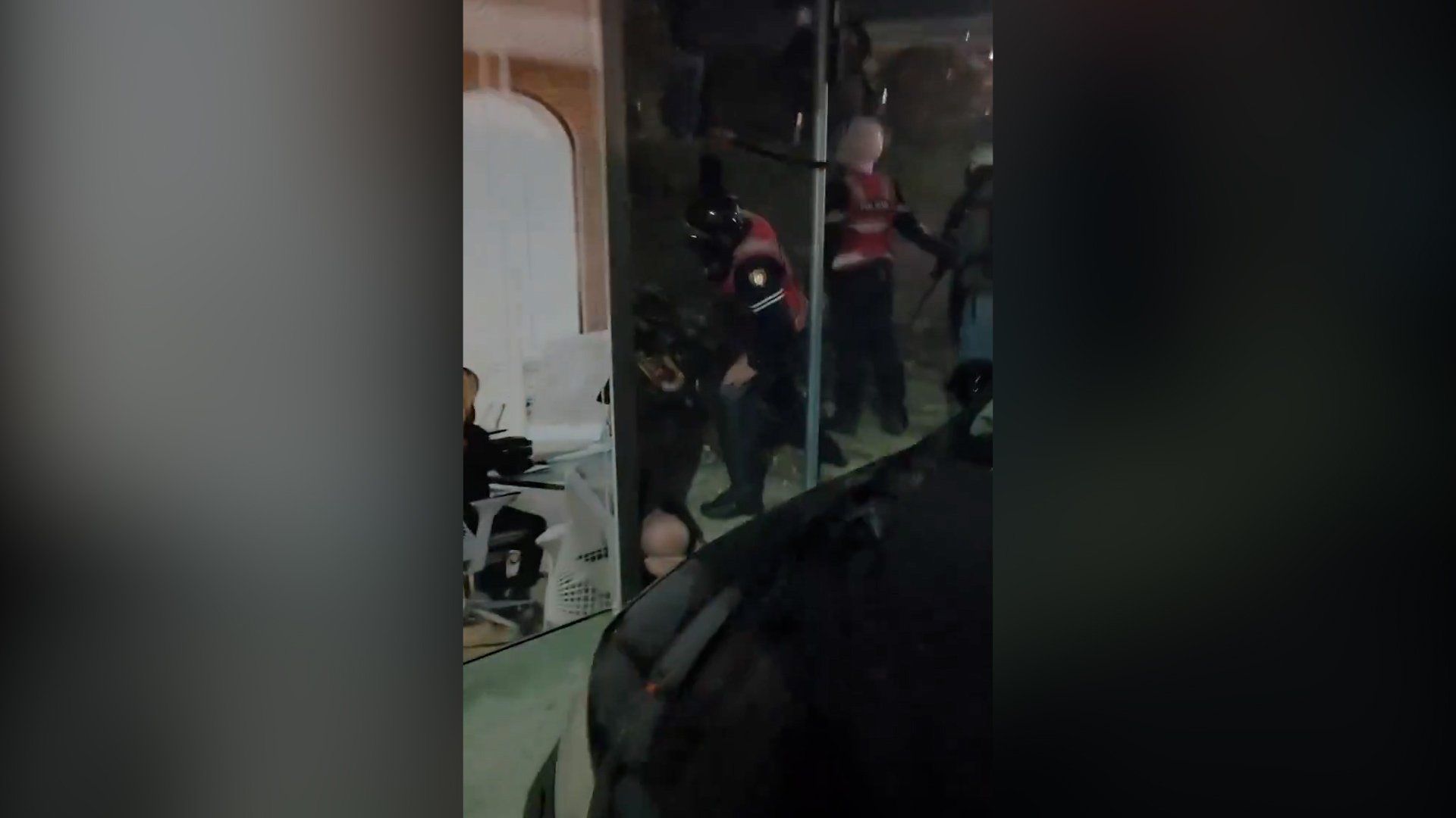 Albanian police under scrutiny after video shows beating of protester