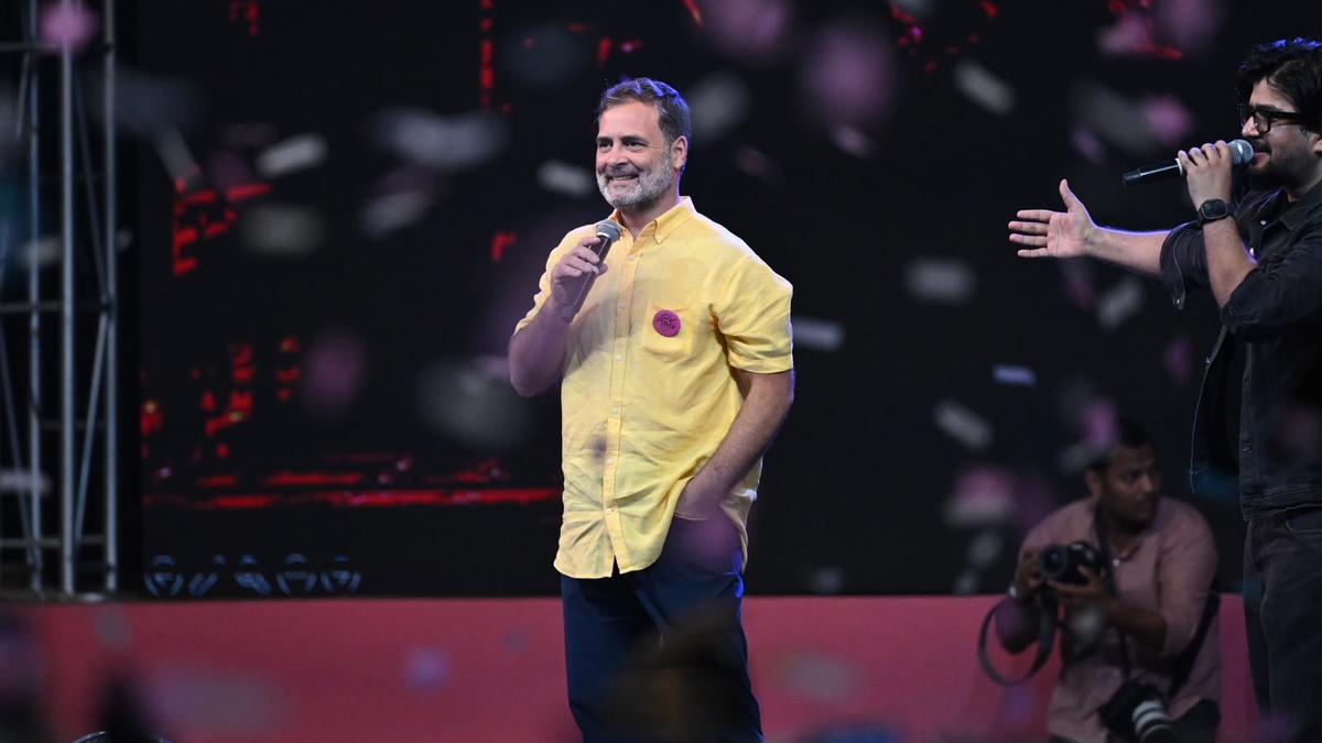 Assert yourselves, Rahul Gandhi urges young Indian women