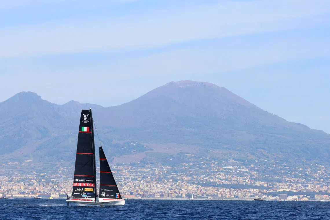 America's Cup teams test mettle in Naples warm-up regatta