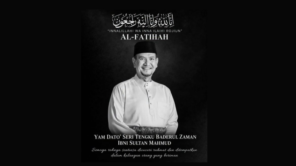 Adik Sultan Mizan meninggal dunia; Terengganu isytihar tiga hari berkabung
