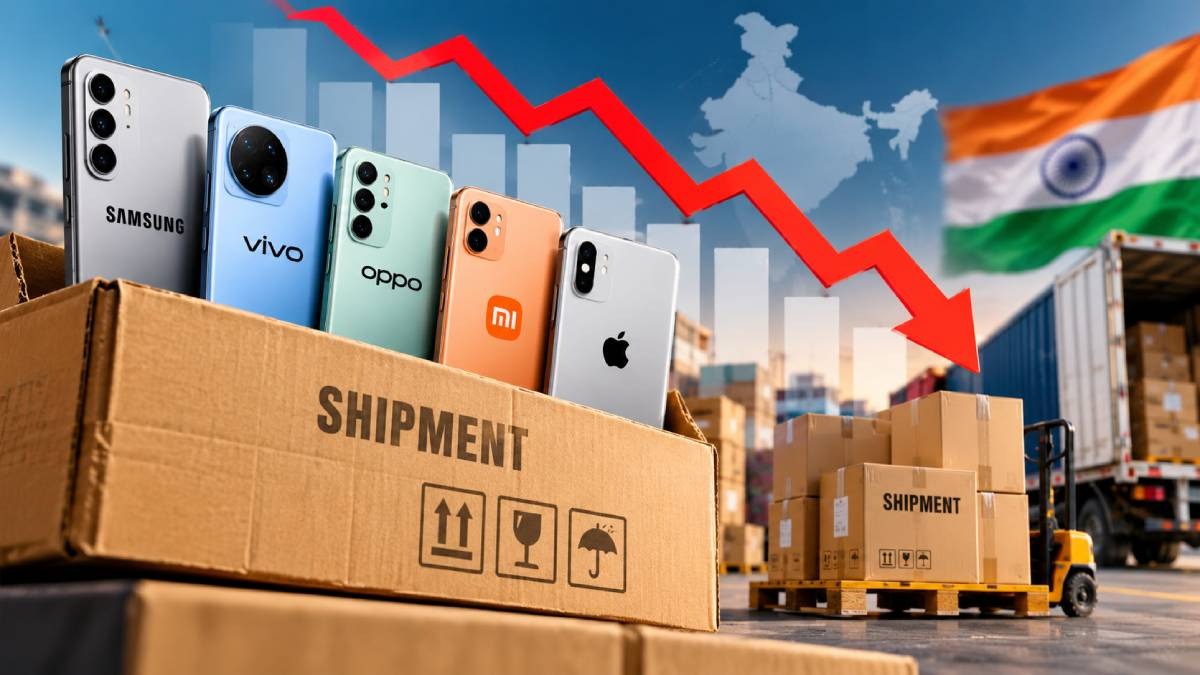 India smartphone shipments plunge 26% in third quarter