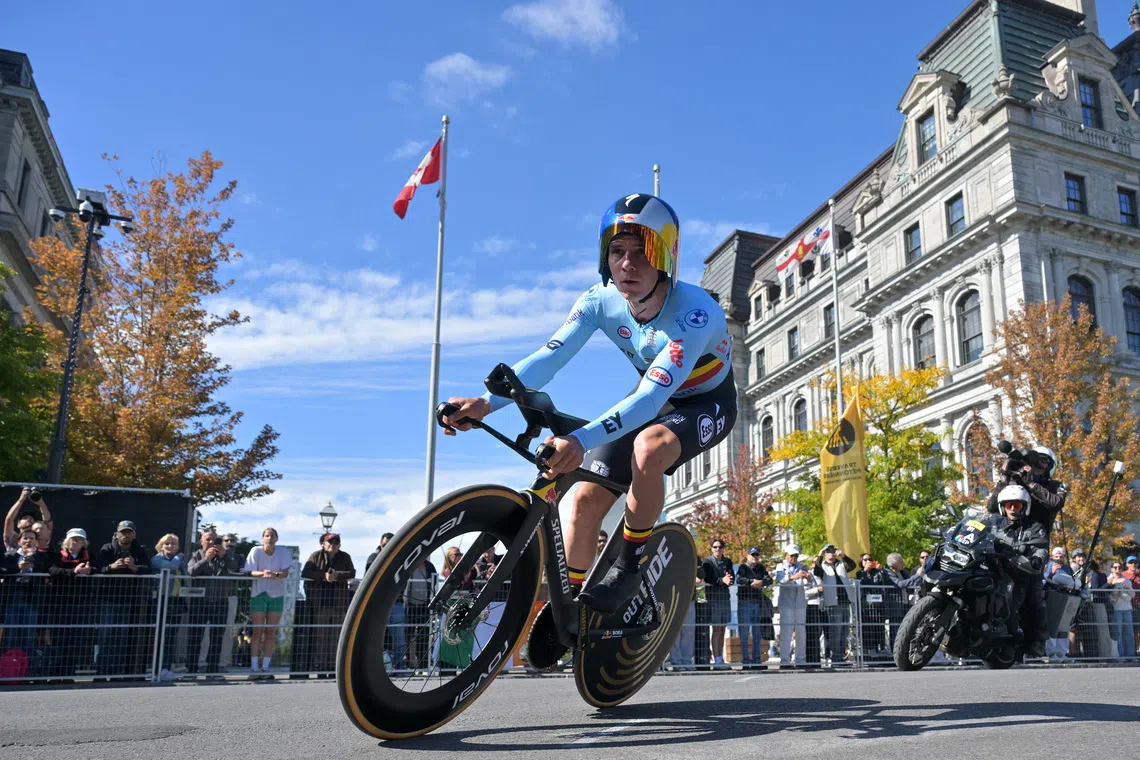 Evenepoel Claims Fourth Consecutive World Time-Trial Crown