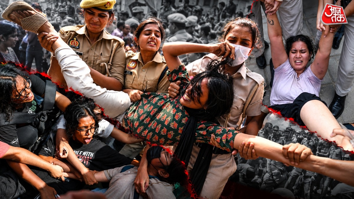 दिल्ली में CJP प्रदर्शन के दौरान पुलिस की आक्रामक कार्रवाई
