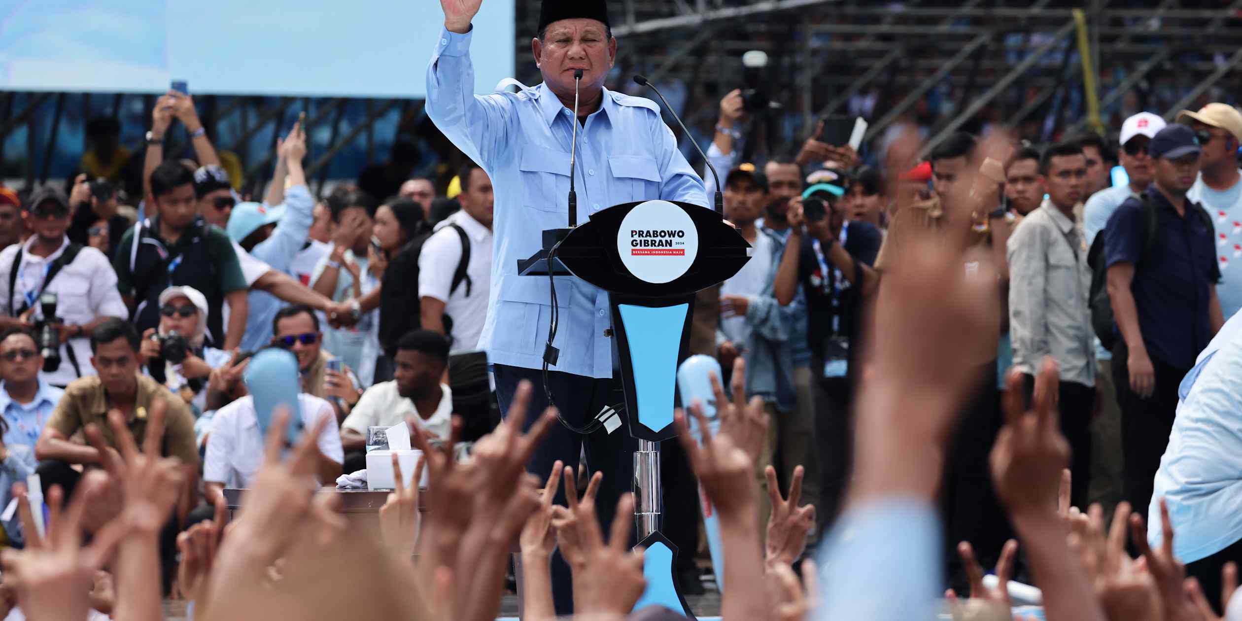 Indonesia's Prabowo faces approval decline as rival gains traction