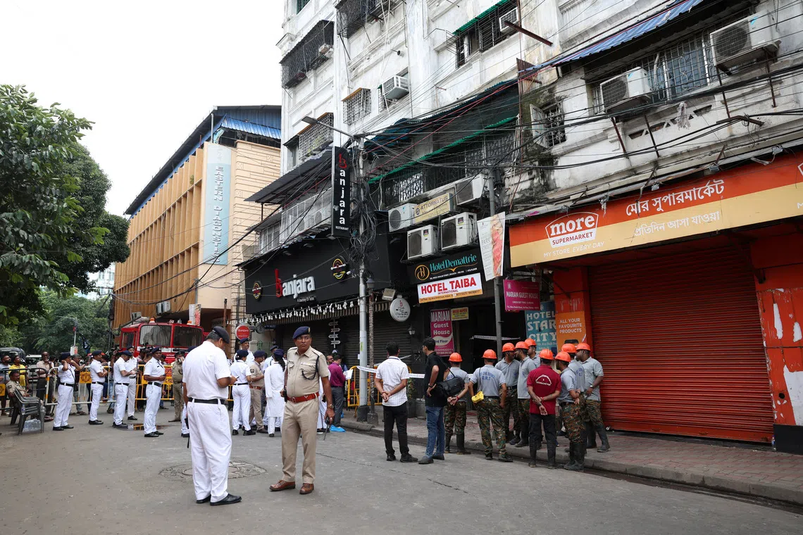 At least nine dead in major hotel fire in Kolkata