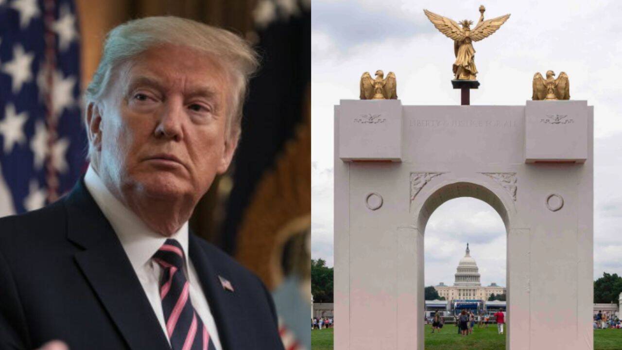 Trump's 250-foot Washington arch faces legal hurdles despite construction plans