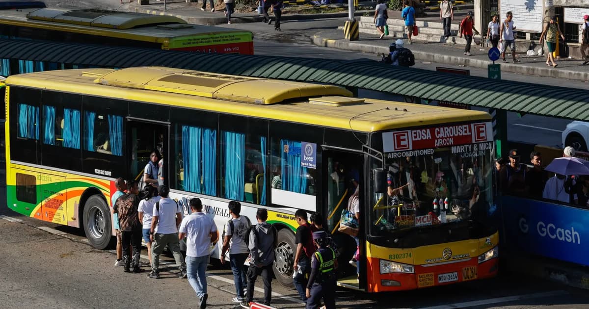 Philippine bus operators seek government approval for fare increases