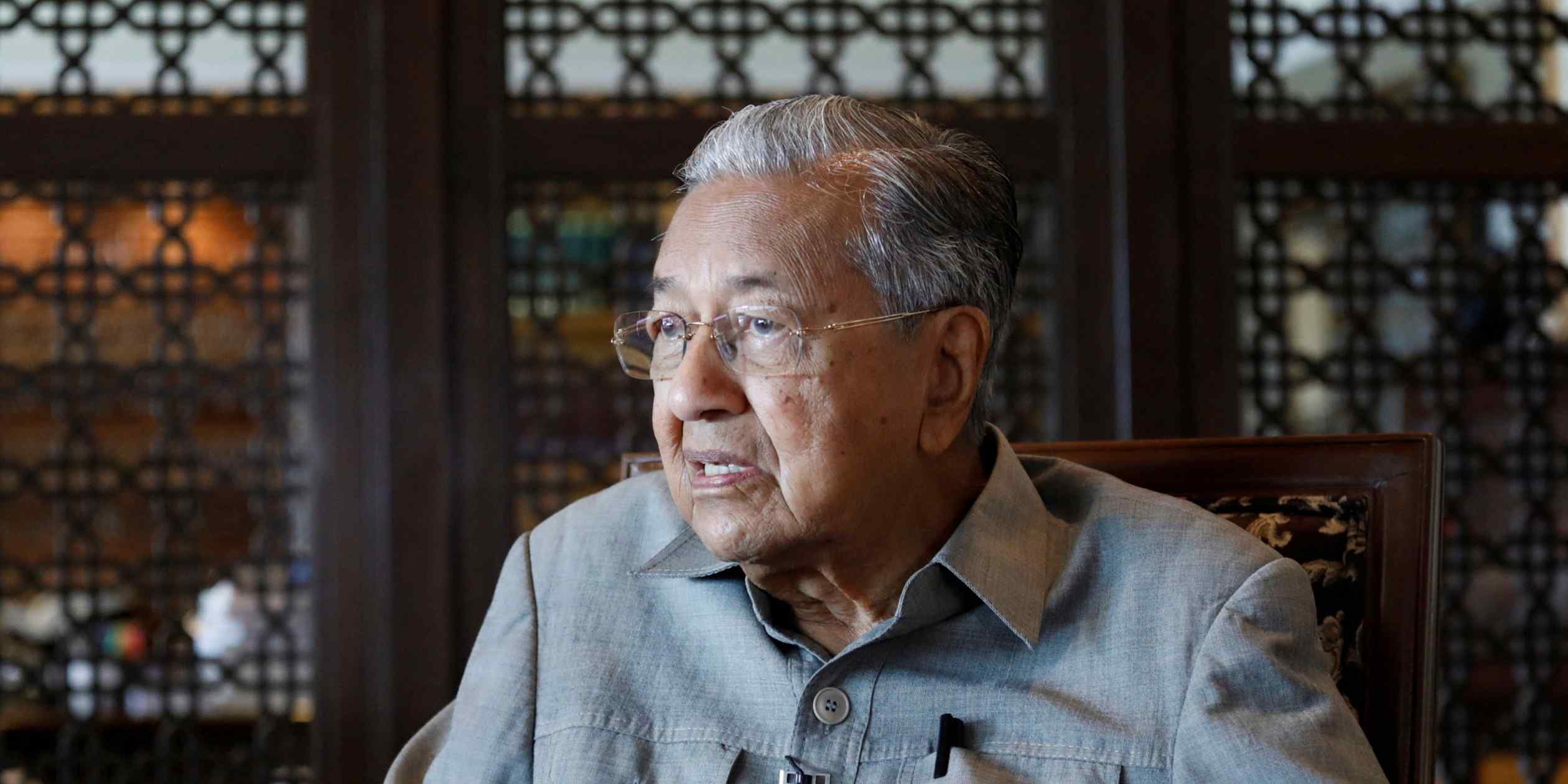 Malaysia's ex-PM Mahathir, 101, hospitalized following wife's death