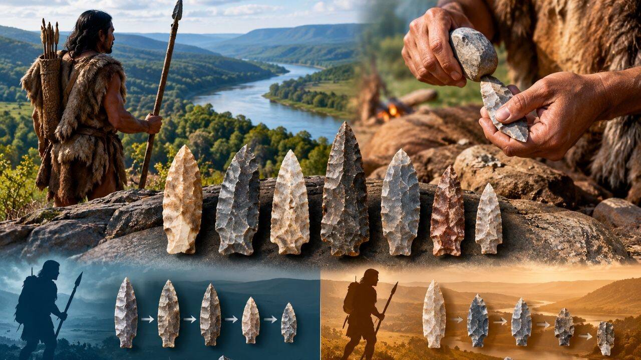 Ancient Clovis hunters resharpened spear points more than successors