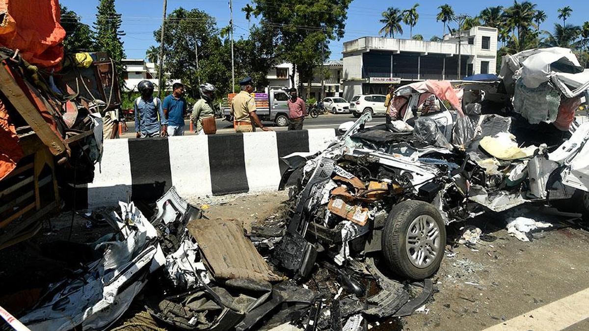 Tamil Nadu minister visits site of deadly Kerala highway crash, pledges victim support