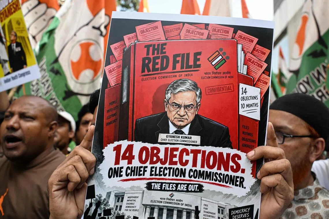 India's election chief faces scrutiny over alleged voter roll irregularities