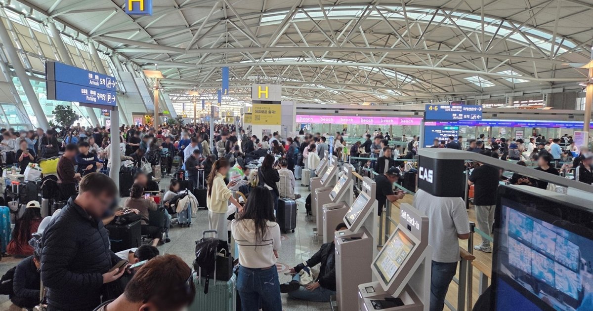 Check-in chaos hits 13 airlines at South Korea's Incheon Airport