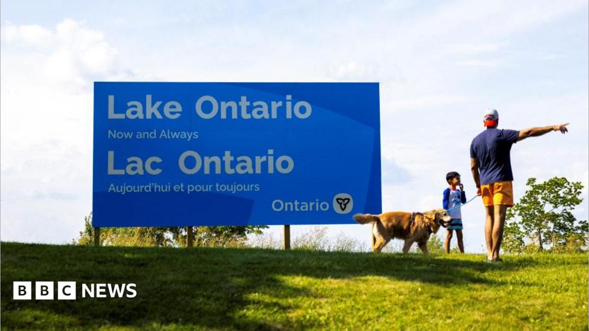 Canada plants assertive Lake Ontario billboard in sovereignty message to US