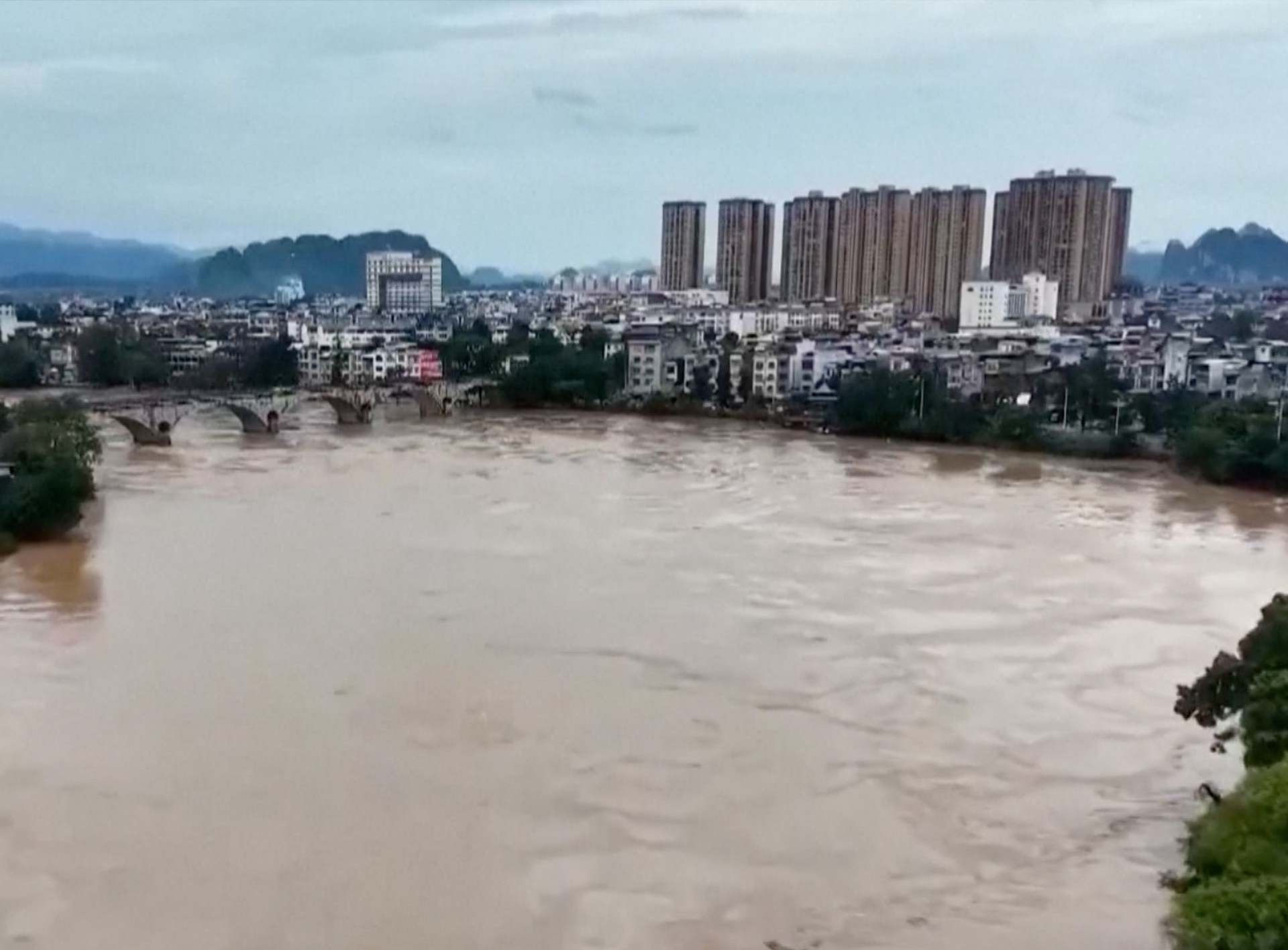 Typhoon Narra triggers severe flooding across southern China, Vietnam