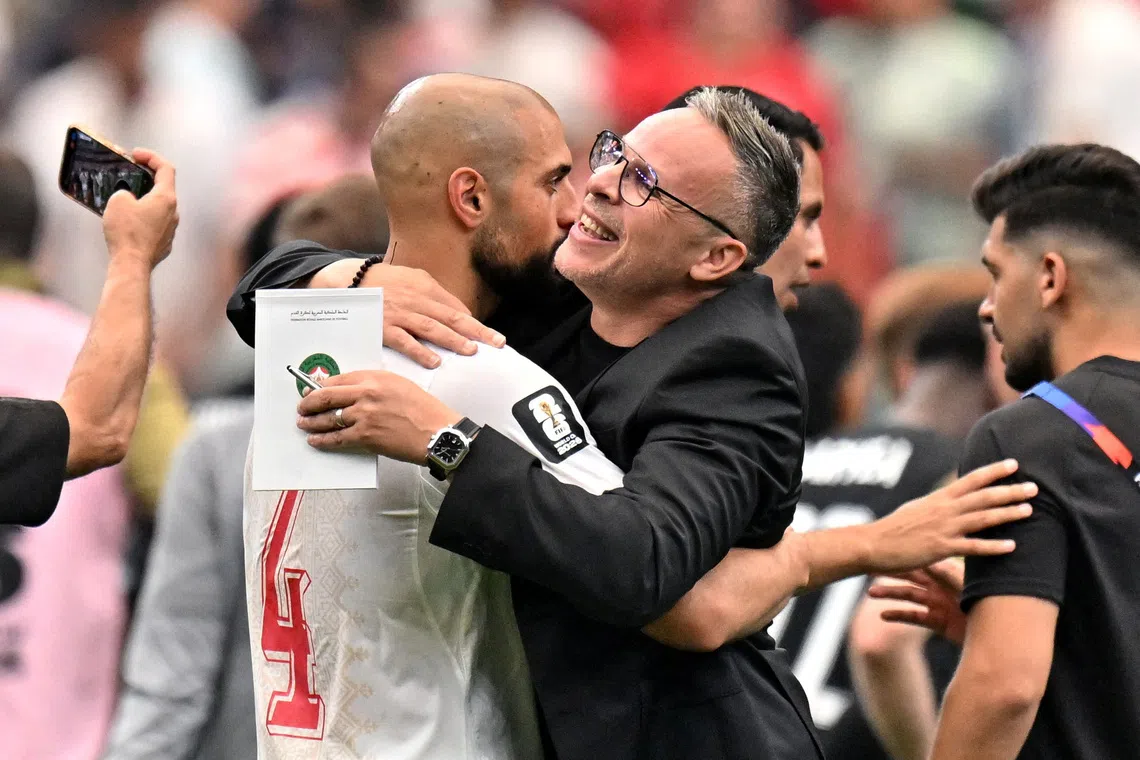 Morocco coach denies rift with Amrabat over playing time row