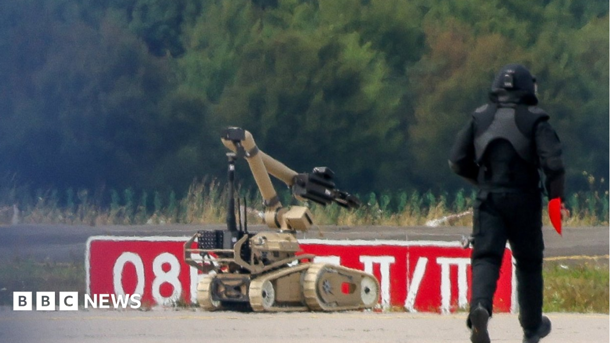 Germany's Merz vows consequences for attackers after airport drone strike