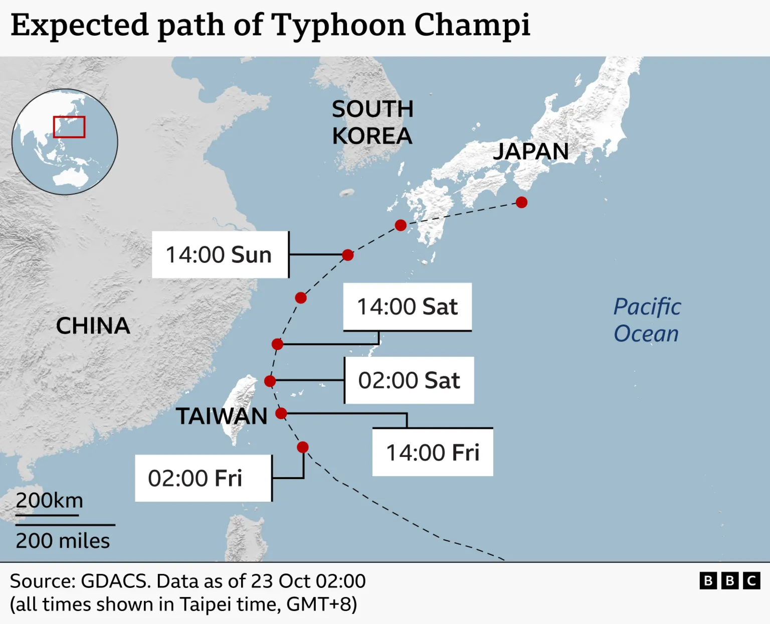 Typhoon Champi triggers massive flight cancellations across East Asia