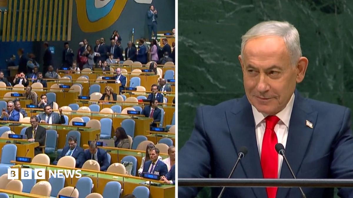 Walkout mars Netanyahu address at UN General Assembly