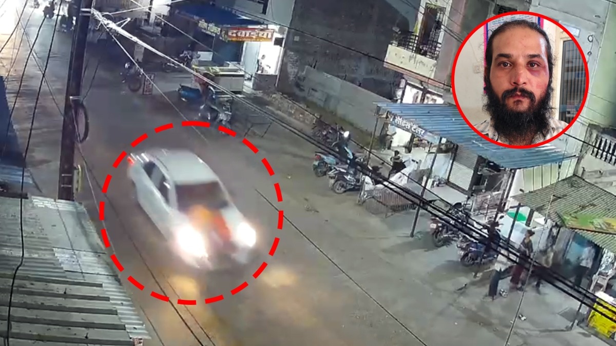 धार में कार चालक ने पिता-पुत्र को बोनट पर लटकाकर 4 किमी घसीटा