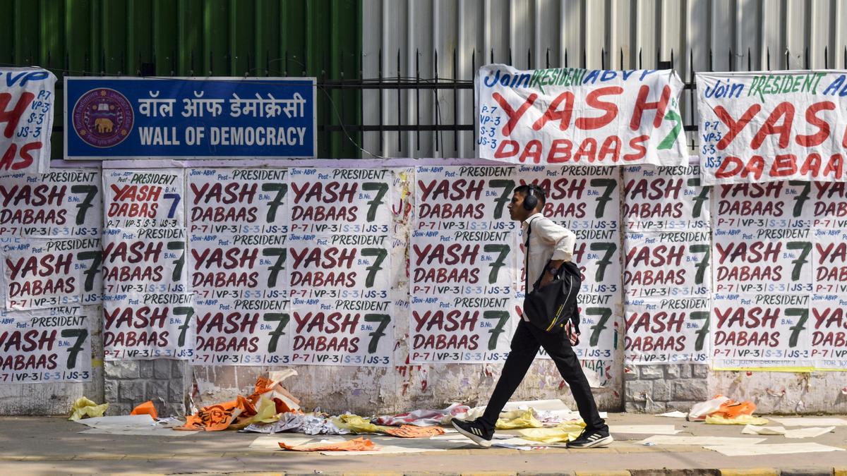 Delhi University launches student union elections with electronic voting