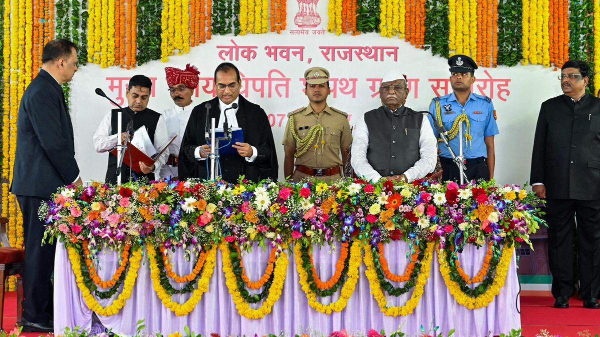 Sanjay Kumar Agrawal assumes office as Rajasthan High Court Chief Justice