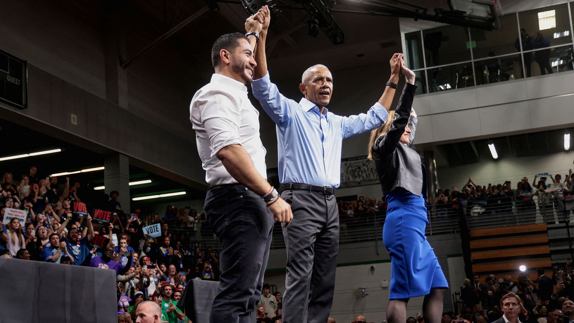 Obama campaigns for El-Sayed in Michigan ahead of midterm elections