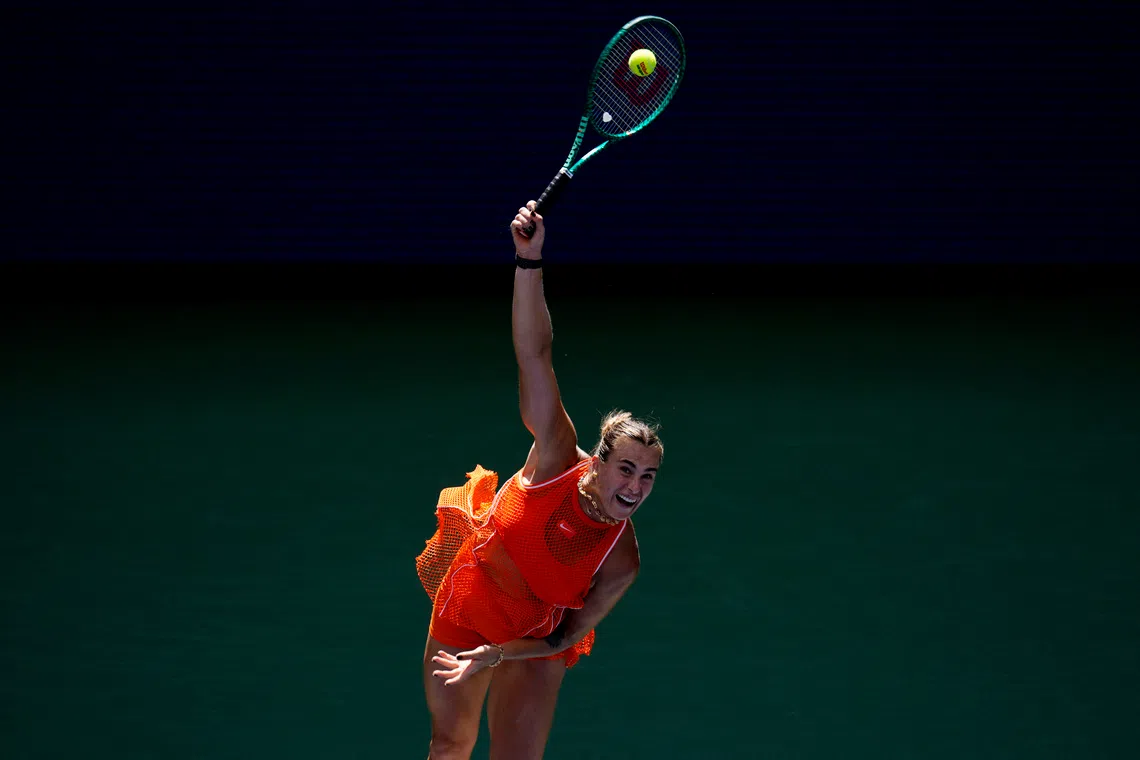 Sabalenka halts US Open match to report cannabis odour at court