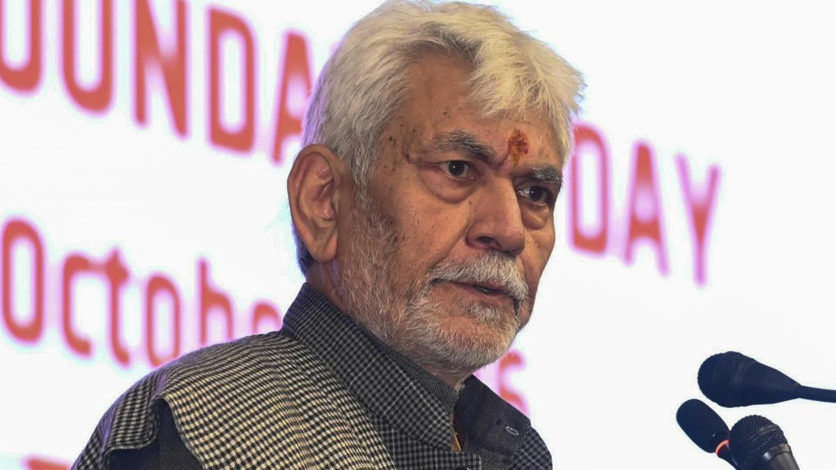 जम्मू-कश्मीर में शांति खरीदी नहीं, स्थापित की गई: एलजी सिन्हा