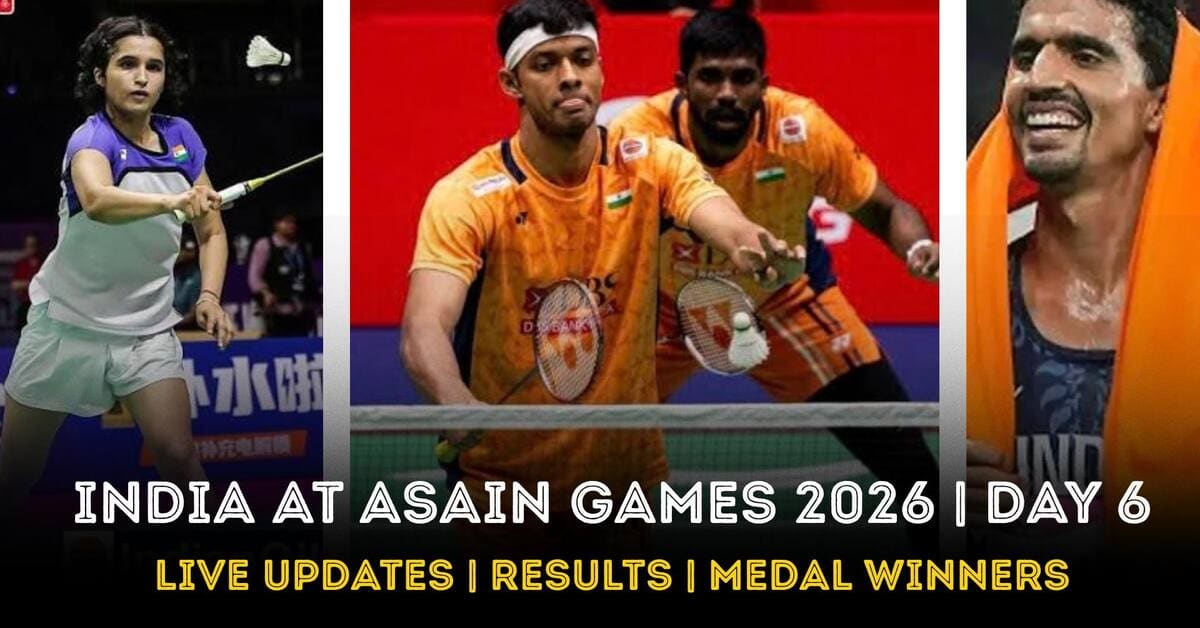 India targets medals as Asian Games 2026 reaches crucial sixth day